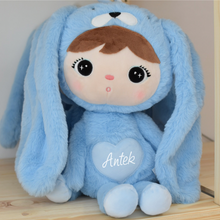 Încarcă imaginea în vizualizatorul Galerie, Păpușă personalizată Sky Blue Bunny 50cm
