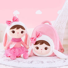 Încarcă imaginea în vizualizatorul Galerie, Rucsăcel personalizat Bunny Doll with Bow 26cm
