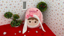 Încarcă imaginea în vizualizatorul Galerie, Rucsăcel personalizat Bunny Doll with Bow 26cm
