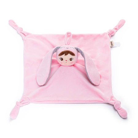 DouDou personalizat Iepuraș roz 25x25cm