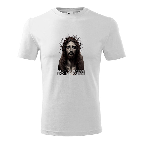 Tricou bumbac bărbați - Iesus Nazarenus Rex Iudaeorum